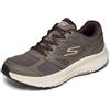 Skechers Go Run Consistent 2.0 Mapleton, Scarpe da Uomo, Tessuto in Pelle Marrone, 44 EU