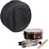 ITODA Borsa per rullante portatile Zaino per rullante impermeabile Oxford Drum Set Cover Custodia protettiva per rullante Accessori per strumenti a percussione 40x18cm