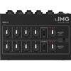 Monacor MMX Mixer audio universale, compatto, a 8 canali, colore: nero