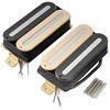Musiclily Artec HXTN Super Power Dual Hot Rail Ceramico Pick Up Humbucker Manico Ponte Set per Chitarra Elettrica, Zebra