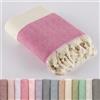 Stark und Weich LUCIDUS Telo Mare -100% Cotone Turco, Asciugamano Antisabbia e Asciugatura Rapida 100 x 200 cm- Leggero e Salvaspazio, Perfetto per Spiaggia, Viaggio, Bagno, Campeggio, Yoga (Fucsia Vivo)