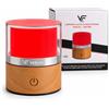 VERLSA Lampada Luce Melatonina 625nm, 0% luce blu, Flicker-Free, Luce Notturna Neonato/Adulti, dimmerabile, portatile, batteria da 2000 mAh, Bilancia Il Ritmo Circadiano
