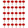 Eterspr 30 PCS Mini Lanterne Cinesi Rosse, Lanterne Rosse Cinesi Decorazioni, Decorazione Tradizionale da Appendere per Capodanno, Festa di Primavera, Matrimoni e Feste