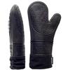 GERAWOO Guanti da Forno Professionale, Extra Lunghi Presine da Cucina Silicone, Guanto da Forno Resistenti al Calore (Nero, 1 Paio)