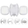 HONWELL faretto led con sensore di movimento a batteria,faretti Proiettore con doppia testa, IP65 Impermeabile Luci di Sicurezza Faretto,Bianca 6000K per giardino,Vialetto,Corridoio - Bianco (1pezzi)