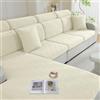 Ystyle Copriseduta Divano Elasticizzato, Copricuscini Divano Universale Lavabile, Soft Copridivano Cuscini Separati Antiscivolo (Grande 1 Posto, Beige)