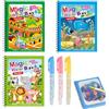 KARELLS 3 Pezzi Libro Magico ad con Acqua da Colorare, Magic Water Drawing Book, Libro di Pittura ad Acqua per Bambini, Libro da Colorare, Water Book da Disegno, blu