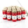 Hofer Friedlicht HOFER - Set di 10 candele per tomba, piccole con coperchio [rosso] da 46 a 54 ore, durata di combustione | Candele per funebre con coperchio | Candele per cimitero | Candele per tombali