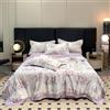 CSARPECT Piumino Estivo, Morbida e Traspirante Trapunta Reversibile in Microfibra- Coperta da Divano Anallergico, per Camera da Letto Copriletto Trapuntato Singolo Matrimoniale letto (Grigio latte, 200*230CM)