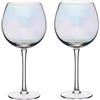 Bar Craft BarCraft Bicchieri Balloon da Gin, Perlati Iridescenti, Confezione Regalo, Set da 2 Pezzi da 500 ml