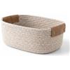 XAQAMY Cesto Portaoggetti Piccolo 28x22x11cm Marrone