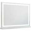 Flamingueo Specchio Trucco con Luci - Striscia LED - 3 Modi di Luce - Intensità Regolabile - Controllo Tattile - Vanity Mirror - Bianco - 58x12x43cm