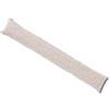 Casatessile Paraspiffero lungo 110 cm. imbottito e sfoderabile RICCIO Para spifferi Salsicciotto Per Porte e Finestre. - BIANCO