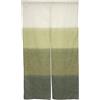 Sunnyday Fabric Tenda Sunnyday Fabric da porta (L85 x A150 cm) GENSOU in stile noren, divisoria per stanza (Verde)