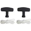 TopHomer Set di corde da 90 cm, 2 pezzi da 90 cm, corda di avviamento a strappo con maniglie, parti di ricambio per motosega per Honda GX100 GX120 GX160 GX240 GX270
