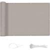 LOVE STORY Frangivista Balcone 85x300cm Copri Ringhiera Balcone Impermeabile Privacy Protezione UV Recinzione PES Esterno Giardino Terrazze Patio,Taupe