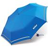 Scout Ombrello tascabile per bambini, con strisce riflettenti, extra leggero, blu royal, Blu, s, Sporty/funzionale, moderno/minimalista
