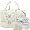 LOVEVOOK Borsa da Viaggio Donna Borsone Palestra Donna Bagaglio a Mano Easyjet Cabin Bag Weekend Travel Duffel Gym Bag con Organizer Valigia Grande Borsa Parto Ospedale Mamma Nascita per Aereo Sauna