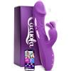 Cacuola Sex Toys Vibratoreper Donna Professionale, AI Sync Vibratore Rabbit 10 * 10 Telescopica Vibrazione Modalità, Adatto Sexytoysys Donna Gochi Erotiici Per Coppie Vibratoreper Donna Punto G Squirting