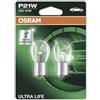OSRAM 7506ULT-02B Ultra Life Lampadine macchina, Doppia ampolla, P21W