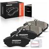 Frankberg Set di pastiglie dei freni incl. 4x Pastiglie dei Freni Anteriore Compatibile con L.u.p.o 6E1 6X1 Golf III Variante 1H5 Golf IV Cabriolet 1E7 Polo 6N2 Replace# 6N0698151A