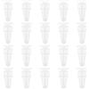 VGOL 30 pezzi per battitacco clip 51471928808 compatibile con serie 3 E36 E46 plastica modanatura rivestimento protettivo clip morsetto di fissaggio bianco