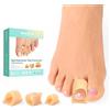 Welnove Hammertoe Corrector - 6 Pack Gel Toe Straighteners for Bent, Curled & Crooked Toes, Day & Night Comfort, Beige, Multi-Size