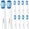 YMPBO 10 testine di ricambio compatibili con spazzolino elettrico Oral B Pulsonic, spazzolini da denti, accessori per spazzolino da denti, bianco SR