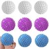 CPRNQY 9 palline per asciugatrici, per piumini, palline per asciugatrici, per asciugatrici, riutilizzabili, per asciugatrici, per la casa, la pulizia dei vestiti (blu, bianco, viola)