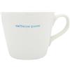 Keith Brymer Jones Word Range Tazza in ceramica bianca, misura media, motivo: Caffeine Queen, 350 ml, in confezione regalo