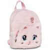 SJ GANG STYLE JAM GANG Mini Zainetto Gattino Per Bambine In Pelliccetta Rosa, Con Spallacci Regolabili, Dettagli Scintillanti E Cursori Personalizzati