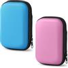 Aolso Borsa da trasporto UNO, 2 Pezzi Portatile Borsa per Carte UNO Flip, Custodia per Cartes Impermeabile e Resistente All'umidità, Adatto per una Varietà di Carte, UNO, Carte da Gioco (Celeste/Rosa)