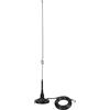 Bingfu Antenna VHF UHF Veicolo Auto Radio Mobile Doppia Banda 144/430 MHz, 53 cm, Base Magnetica, Cavo 5 m RG58, Connettore PL259 per Ricetrasmittenti e Dispositivi di Comunicazione Amatoriale