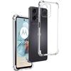 REY Cover in Gel TPU Anti-Shock per Motorola Moto G24 4G, Morbido Silicone Custodie Protettivo Case, Anti-Scratch, Protettiva Sottile Back Cover