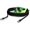 Sommer Cable - Cavo Patch video 6G-SDI/4K, SC-Vector 0,8/3,7, BNC/BNC NBNC75BLP9X NEUTRIK, nero
