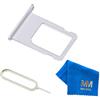 MMOBIEL Vassoio Carta SIM Compatibile con iPhone 6s 2015 - Porta Scheda SIM Incl il pin della SIM - Argento