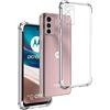 REY Cover in Gel TPU Anti-Shock per Moto G42, Morbido Silicone Custodie Protettivo Case, Anti-Scratch, Protettiva Sottile Back Cover