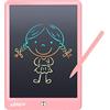 ERUW Tavoletta Grafica LCD Scrittura Colorato,Lavagna da Disegno Cancellabile Portatile Regalo Bambini,Tavoletta Grafica per Giocattolo Educativo Ragazzi/Ragazze Regali Compleanno/Natale (Pink/10 Pollici)