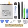 OnlyTech - Batteria di ricambio premium per Samsung Galaxy S23 Ultra (S918B) - 5000mAh - Qualità identica con kit di riparazione 10 Strumenti