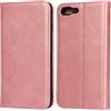 Copmob Cover iPhone 7 Plus,Cover iPhone 8 Plus,Flip Portafoglio Custodia in Pelle,[4 Slot][Supporto Stand][Chiusura Magnetica],Caso Cover Libro Custodia per iPhone 7 Plus/8 Plus - Oro Rosa
