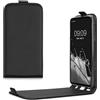 kwmobile Cover compatibile con Samsung Galaxy S10e - Custodia verticale Flip Case Cover in simil pelle - con linguetta calamita