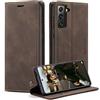 CaseMe Cover Libro per Samsung Galaxy S21 FE, Portafoglio Magnetica Pelle