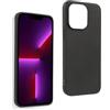 REY Cover in Gel TPU Nera per iPhone 13 PRO 6.1, Ultra Sottile 0,33 mm, Morbido Flessibile, Custodia Silicone