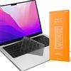 UPPERCASE GhostCover Premium Ultra Sottile Protezione per tastiera, layout UE (ISO), compatibile con MacBook Pro 14 16 (M1/M2/M3/M4 Pro/Max 2021-2024) e Air 13 15 (M2/M3), grigio