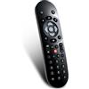 Glitfix Telecomando a infrarossi compatibile con Sky Q Box, Mini, colore argento, telecomando di ricambio per ricevitore Sky Q, maneggevole