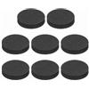 QUARKZMAN 8 Pezzi Piedini Isolanti Per Altoparlanti Monofaccia, 25mmx5mm Base Antiscivolo In Schiuma Assorbente Urto Per Supporto Amplificatore Piedini Per Altoparlanti HiFi Sistema, Nero