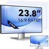 IPROKKO 2 pellicole protettive anti-luce blu da 23,8 pollici per monitor del computer, proporzioni 16:9 rimovibili, pellicola protettiva per gli occhi