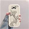 hdqICase Farfalla Custodia Onda Silicone Morbido Compatibile con Xiaomi Poco X3 NFC/Poco X3 Pro Bianco Cover