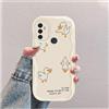 hdqICase Anatra Custodia Onda Silicone Morbido Compatibile con OPPO A53 2020/OPPO A53S 4G Bianco Cover