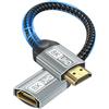 Nersligek Cavo Prolunga HDMI, Cavo Prolunga HDMI Maschio a Femmina per Estensore 8K, Alta Velocità Adattatore UHD HDR ARC Compatibile con TV Stick, Roku, Blu-Ray, Xbox, PS5, PS4, HDTV, laptop - 0,5M